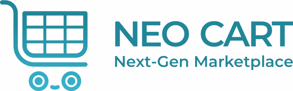 a blue and black text on a black background